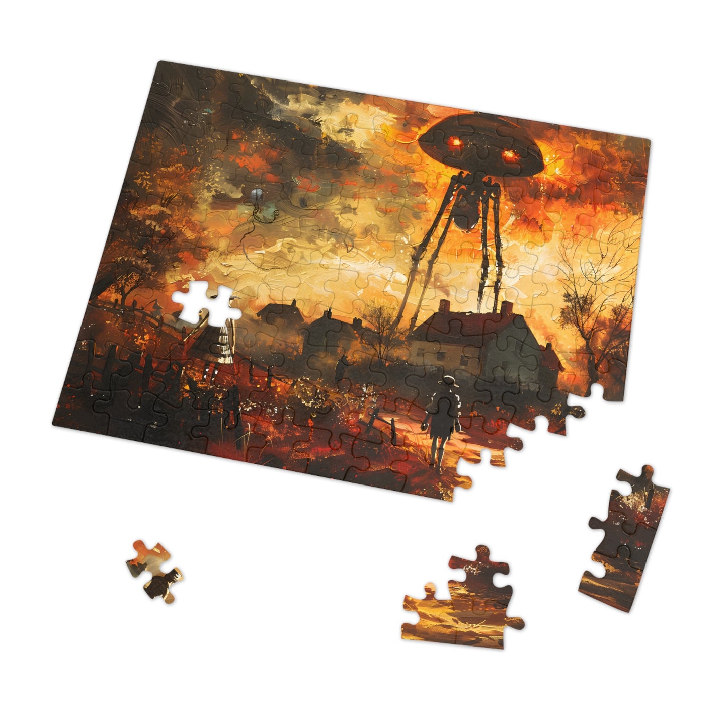 The Martian Invasion (30, 110, 252, 500, 1000 Piece Jigsaw Puzzle)