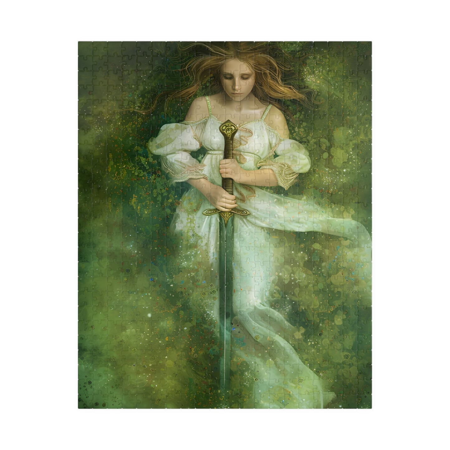 The Lady of the Lake (110, 252, 520, 1014 Piece Jigsaw Puzzle)