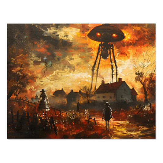 The Martian Invasion (30, 110, 252, 500, 1000 Piece Jigsaw Puzzle)