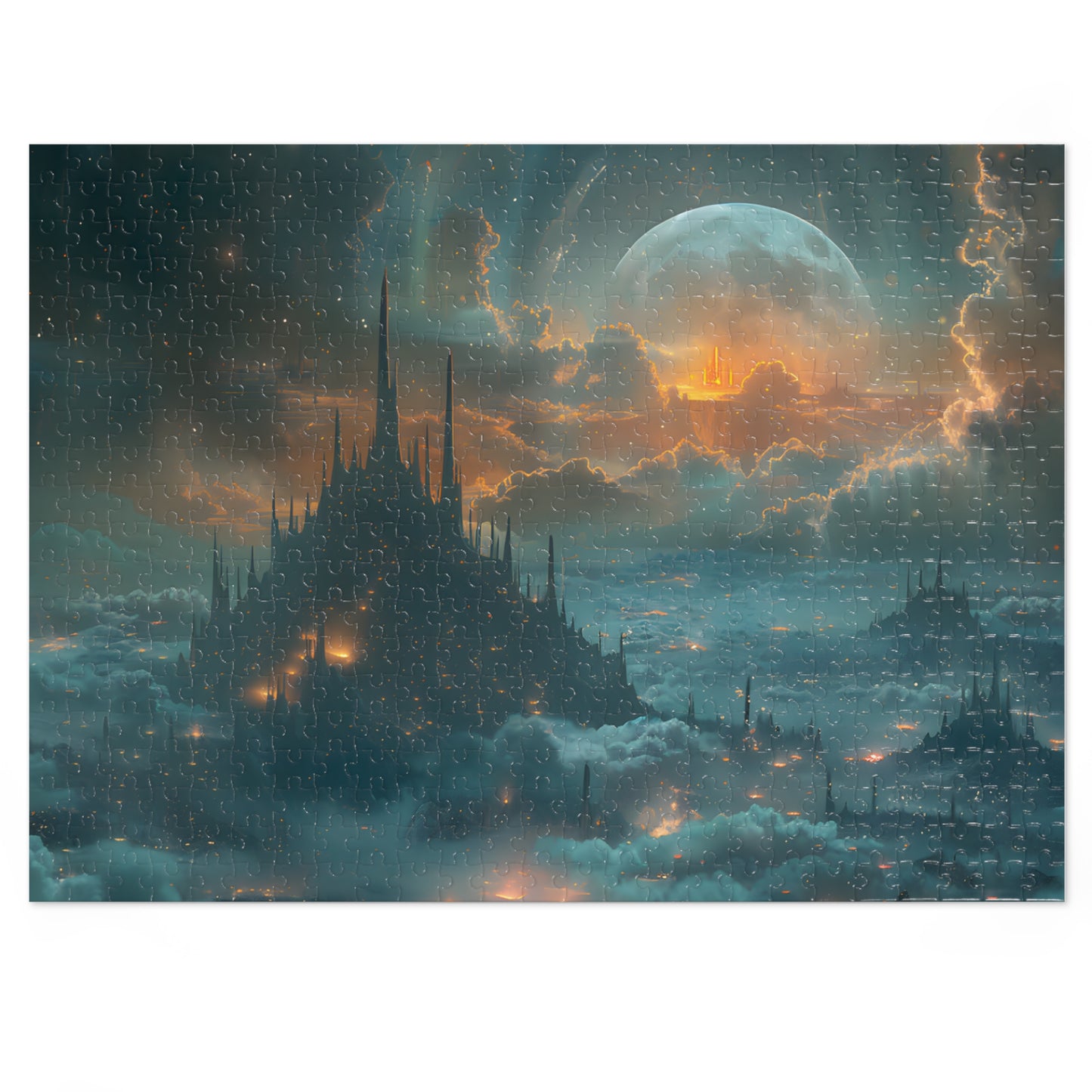 Celestial Citadel (30, 110, 252, 500,1000 Piece Jigsaw Puzzle)