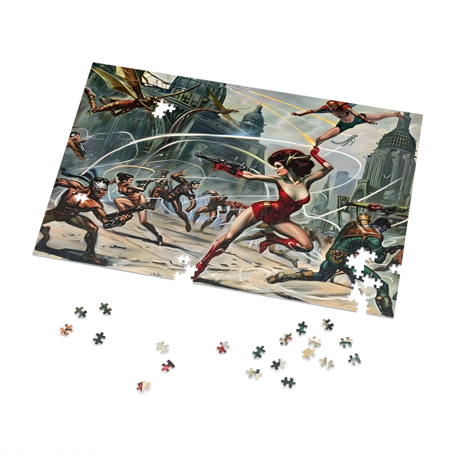 Atomic Amazon's Savage Struggle (30, 110, 252, 500, 1000 Piece Jigsaw Puzzle)