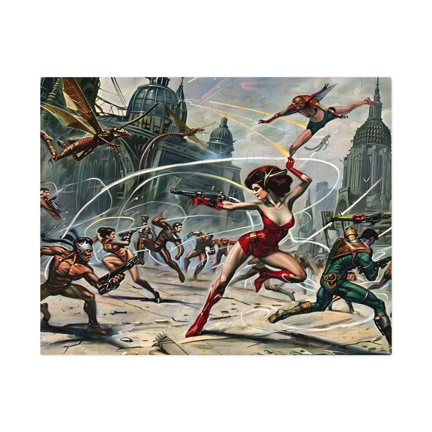 Atomic Amazon's Savage Struggle (30, 110, 252, 500, 1000 Piece Jigsaw Puzzle)