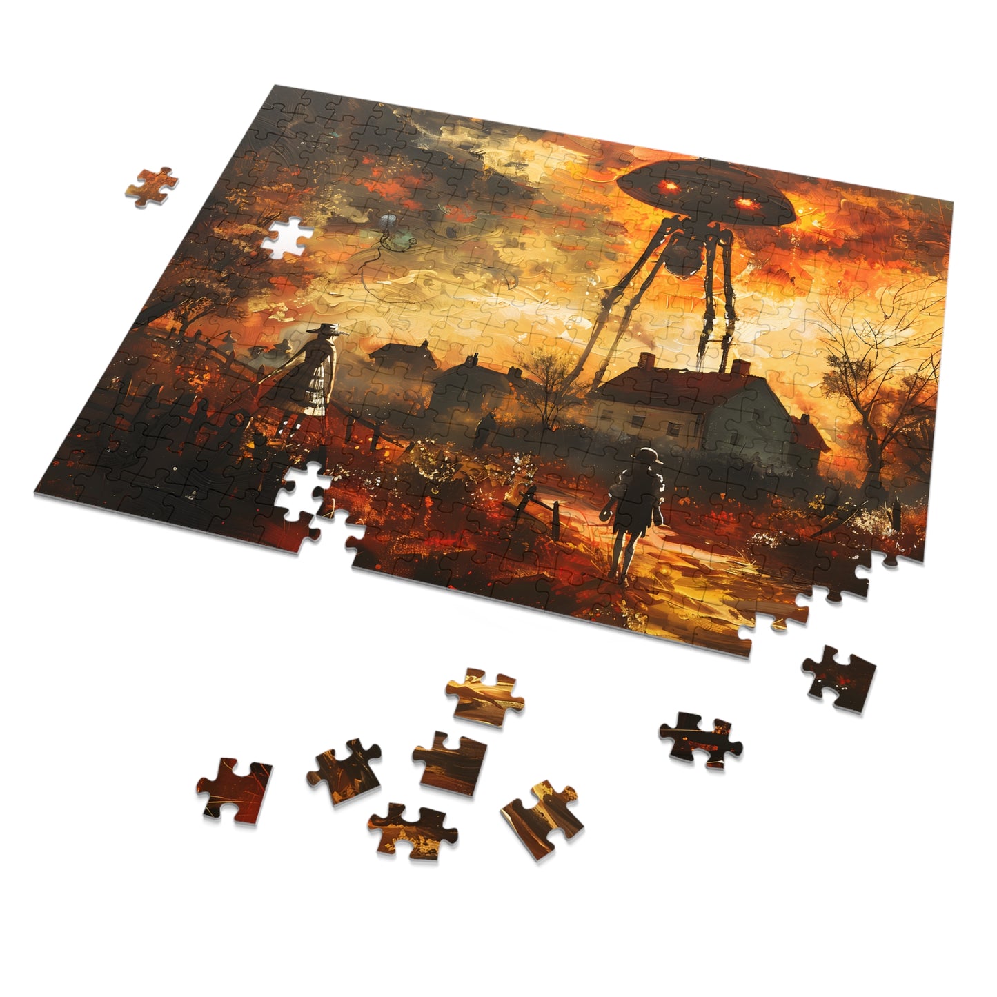 The Martian Invasion (30, 110, 252, 500, 1000 Piece Jigsaw Puzzle)