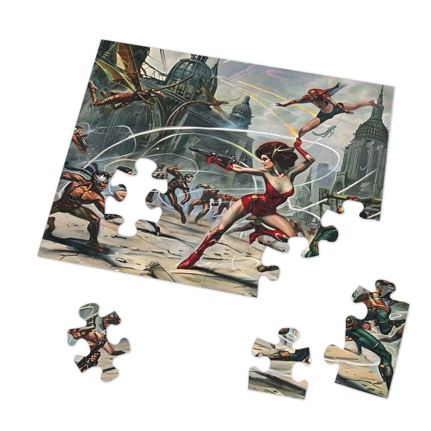 Atomic Amazon's Savage Struggle (30, 110, 252, 500, 1000 Piece Jigsaw Puzzle)