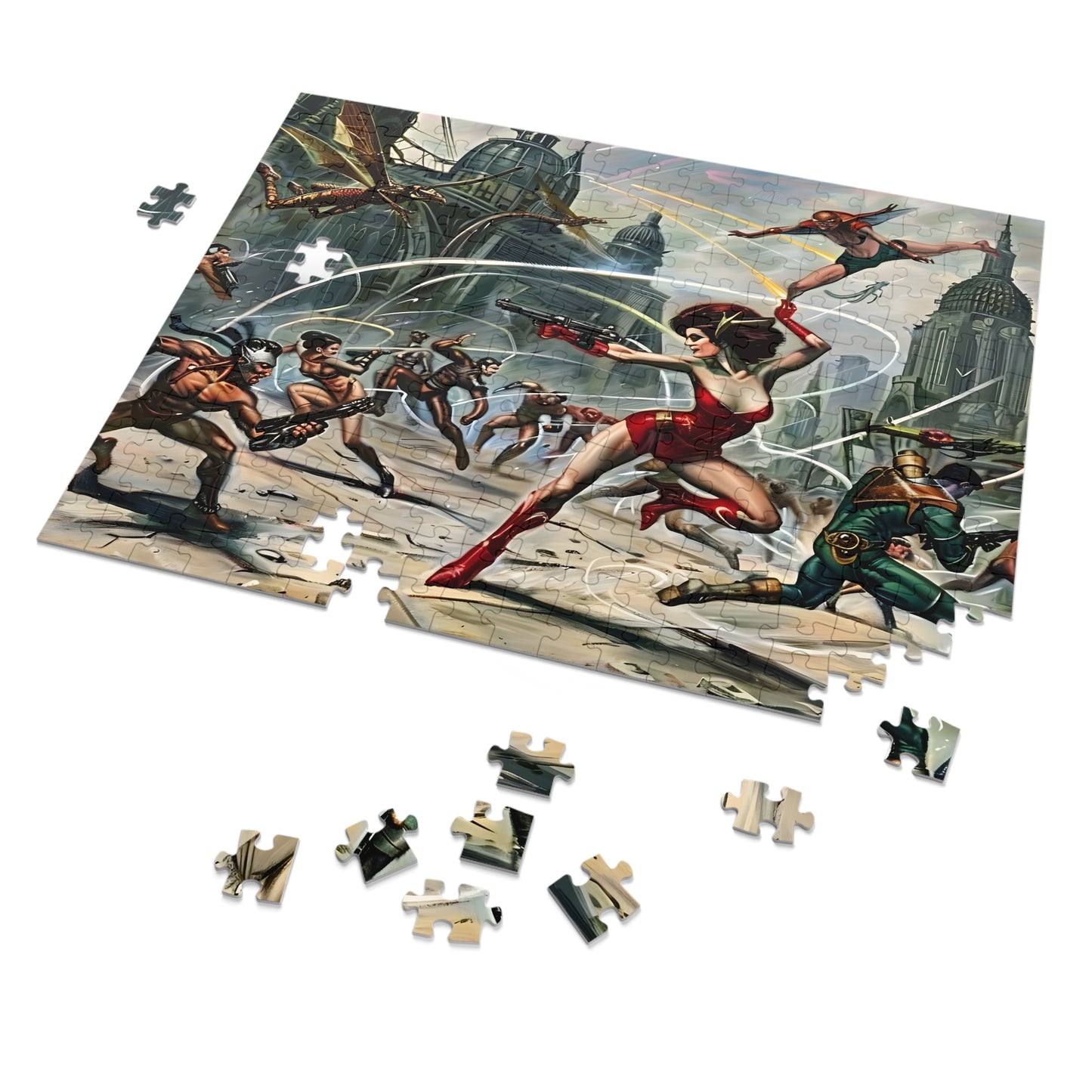 Atomic Amazon's Savage Struggle (30, 110, 252, 500, 1000 Piece Jigsaw Puzzle)