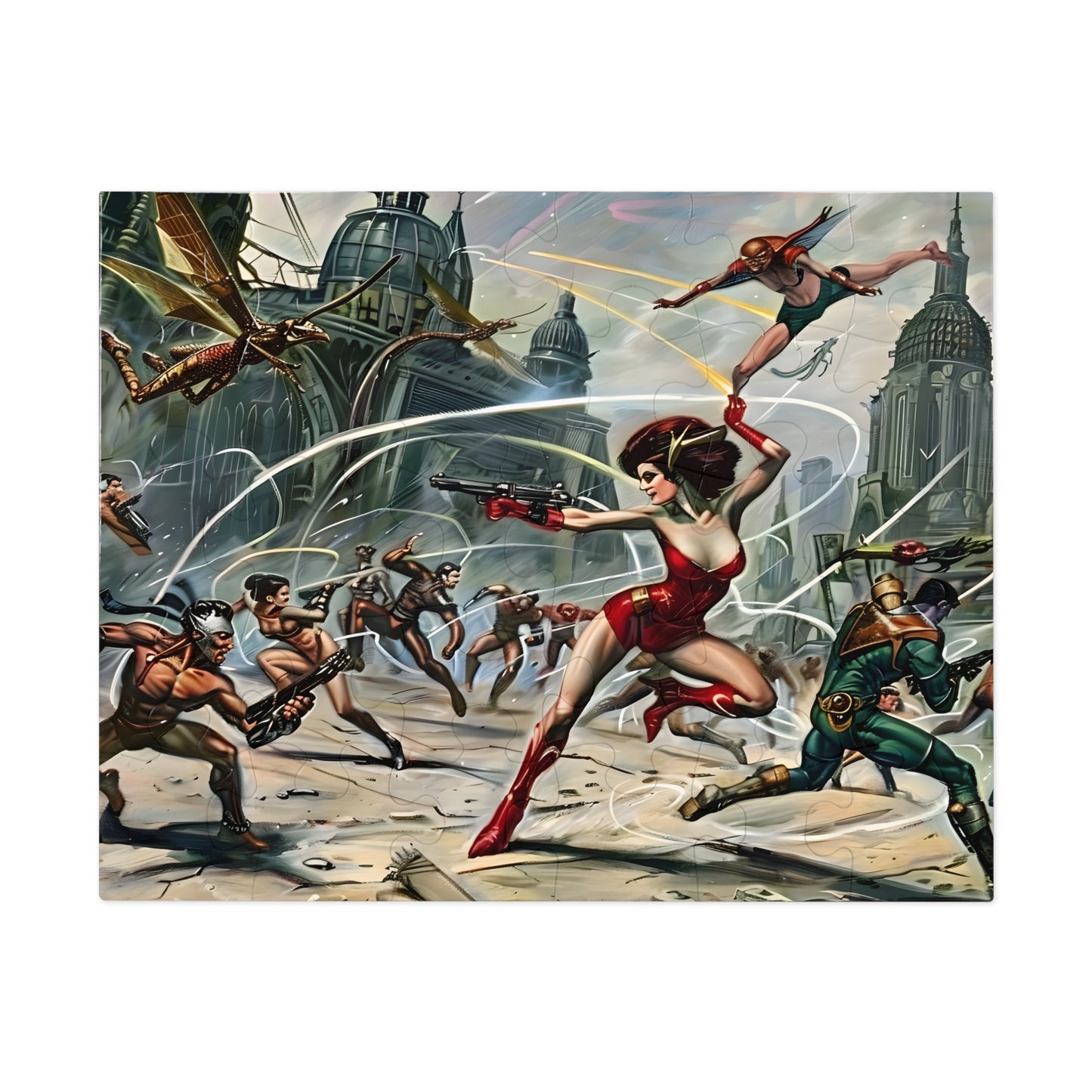 Atomic Amazon's Savage Struggle (30, 110, 252, 500, 1000 Piece Jigsaw Puzzle)