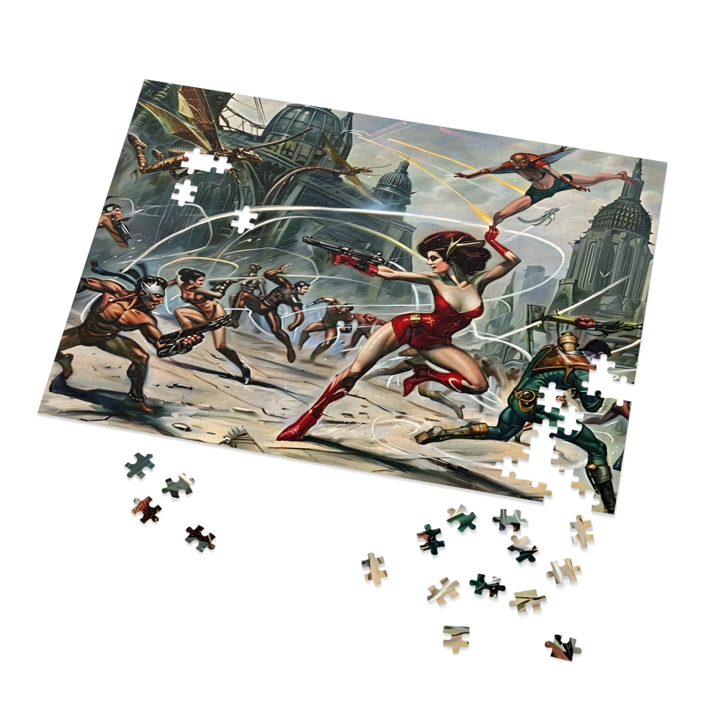 Atomic Amazon's Savage Struggle (30, 110, 252, 500, 1000 Piece Jigsaw Puzzle)