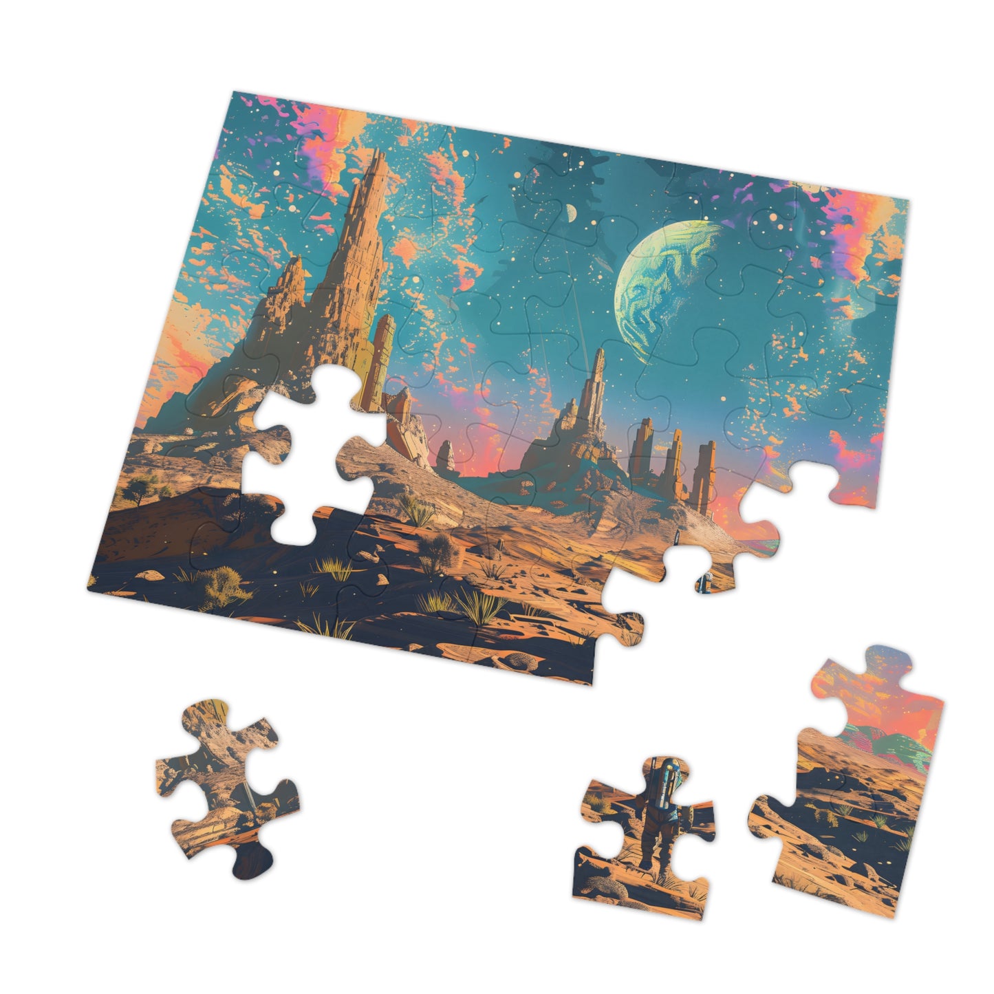 Galaxy Explorers (30, 110, 252, 500, 1000 Piece Jigsaw Puzzle)