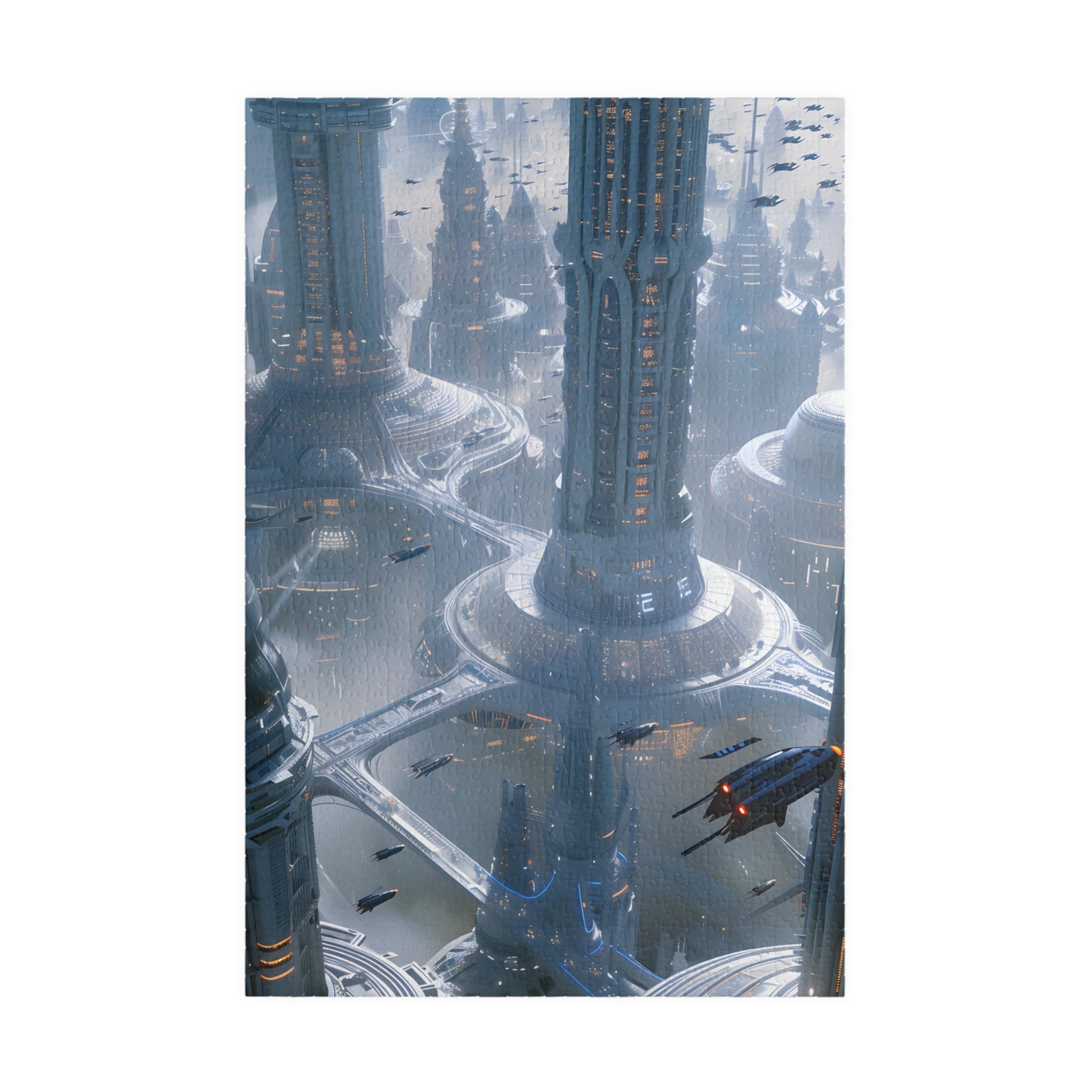 Spires of Heaven (110, 252, 520, 1014 Piece Jigsaw Puzzle)