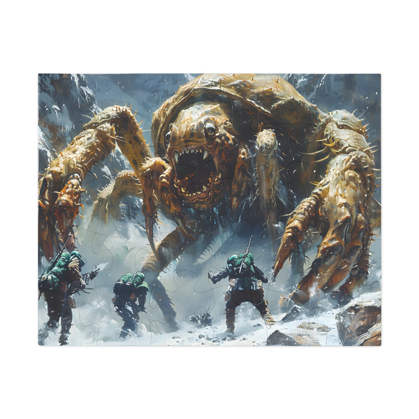 Terror from the Ancient Crag: The Vile Crustacean's Frozen Lair (30, 110, 252, 500, 1000 Piece Jigsaw Puzzle)