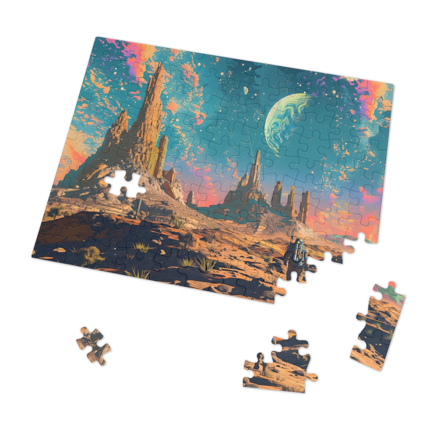 Galaxy Explorers (30, 110, 252, 500, 1000 Piece Jigsaw Puzzle)