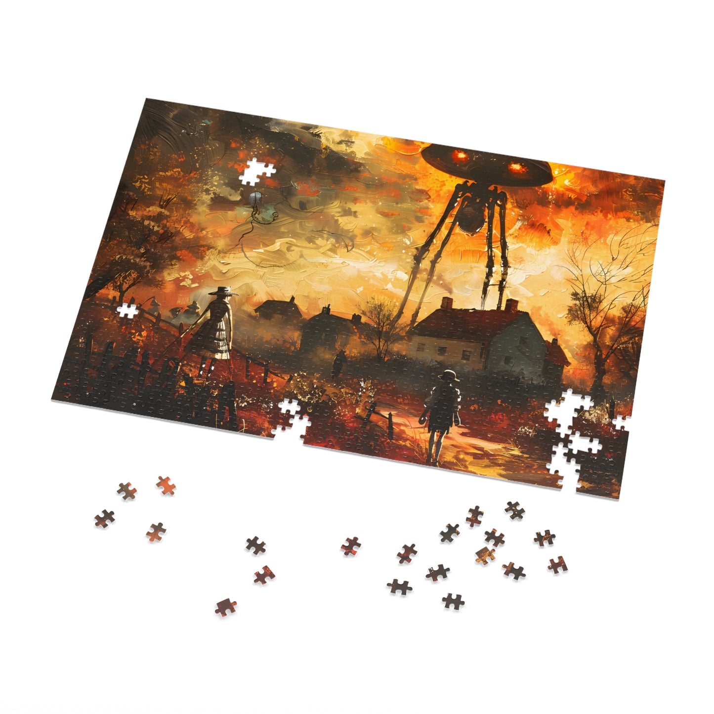 The Martian Invasion (30, 110, 252, 500, 1000 Piece Jigsaw Puzzle)