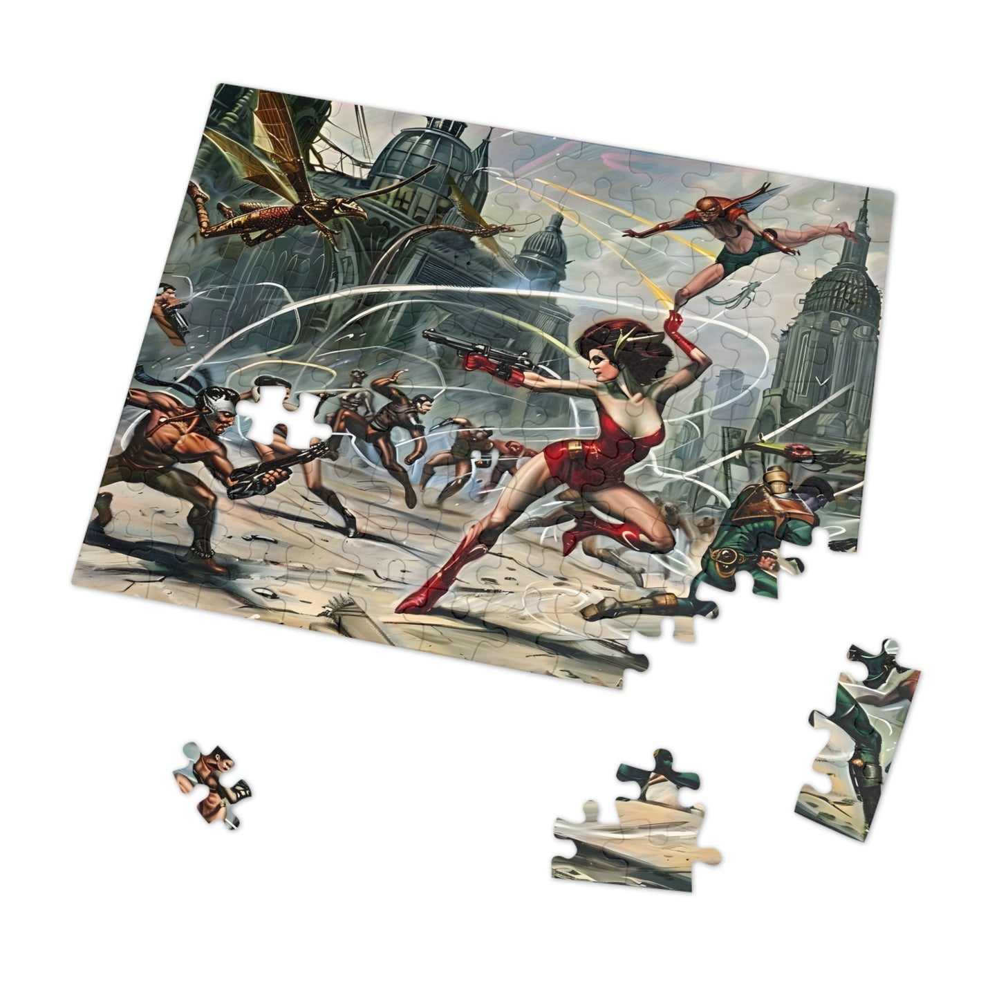 Atomic Amazon's Savage Struggle (30, 110, 252, 500, 1000 Piece Jigsaw Puzzle)