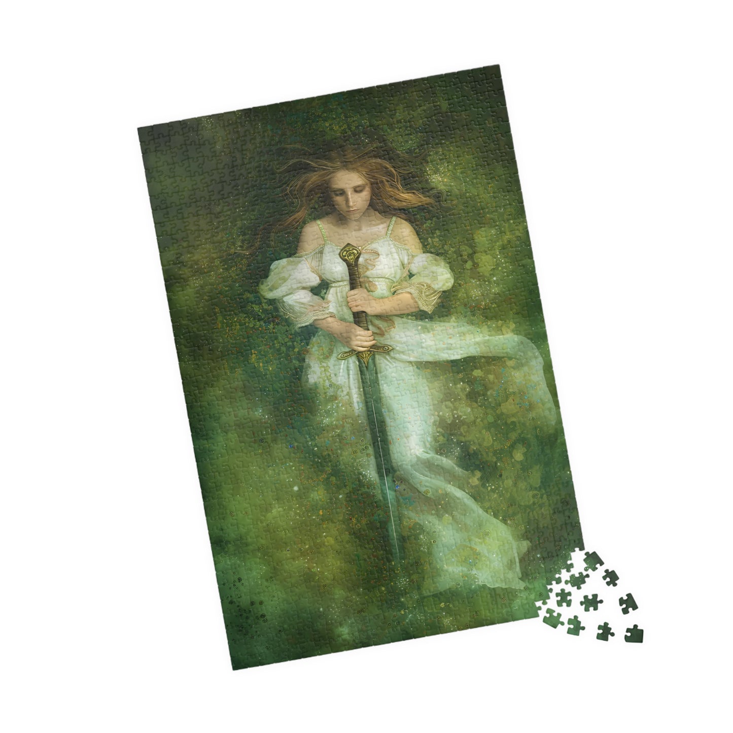 The Lady of the Lake (110, 252, 520, 1014 Piece Jigsaw Puzzle)