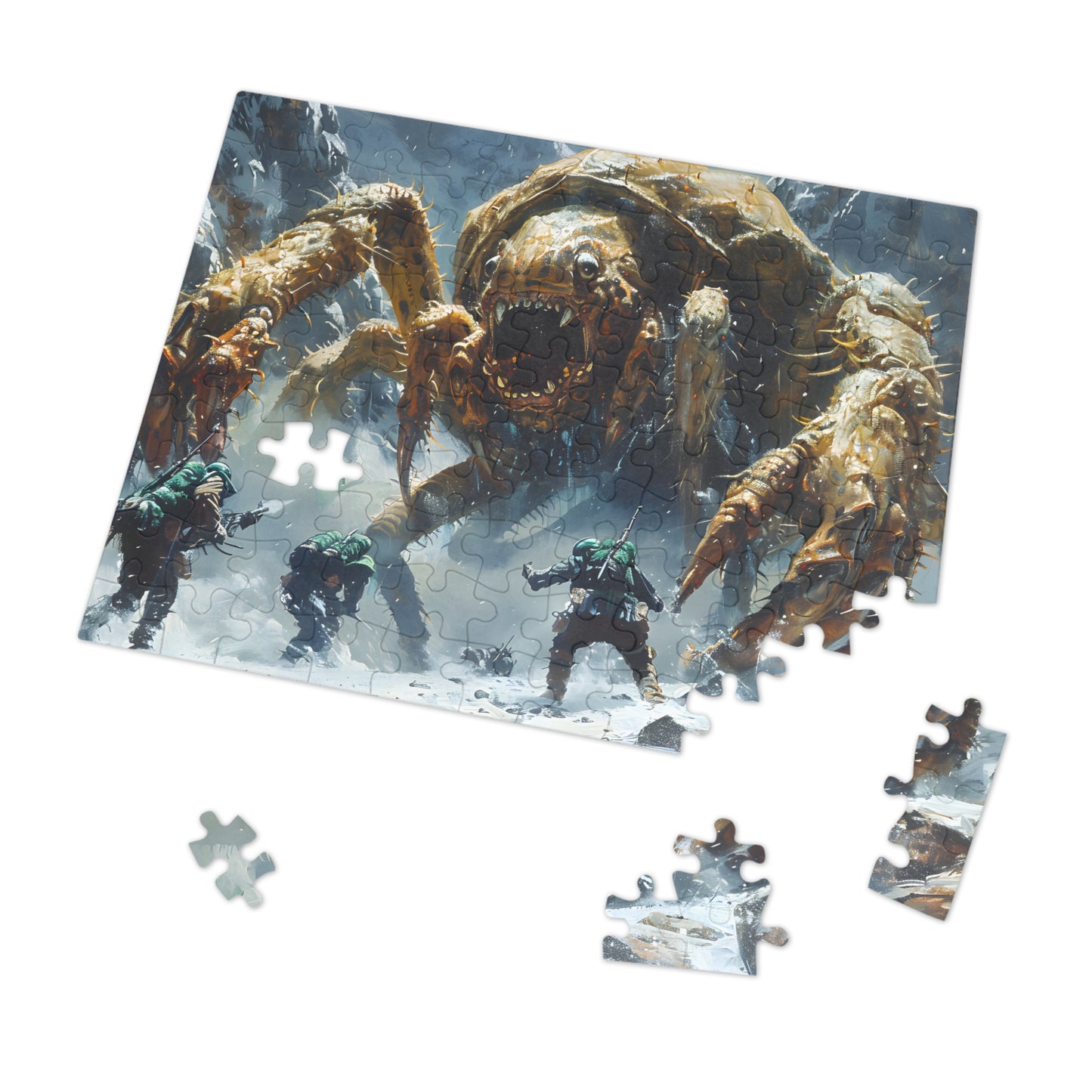 Terror from the Ancient Crag: The Vile Crustacean's Frozen Lair (30, 110, 252, 500, 1000 Piece Jigsaw Puzzle)