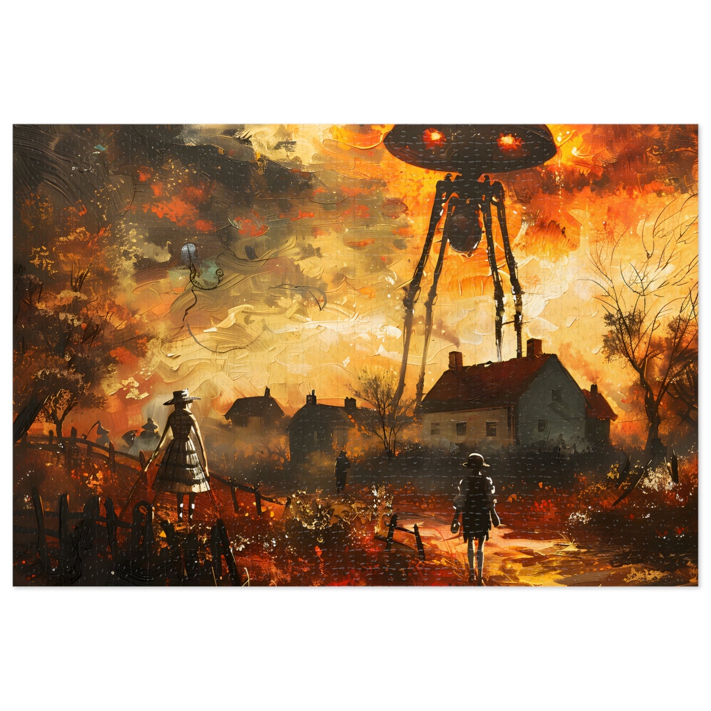 The Martian Invasion (30, 110, 252, 500, 1000 Piece Jigsaw Puzzle)