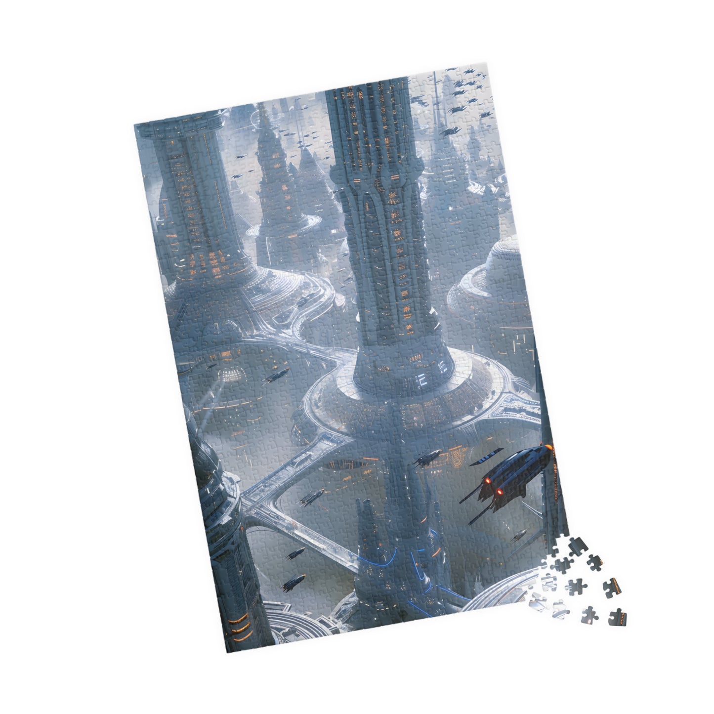 Spires of Heaven (110, 252, 520, 1014 Piece Jigsaw Puzzle)